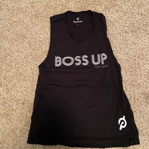 Ally love boss up peloton tank